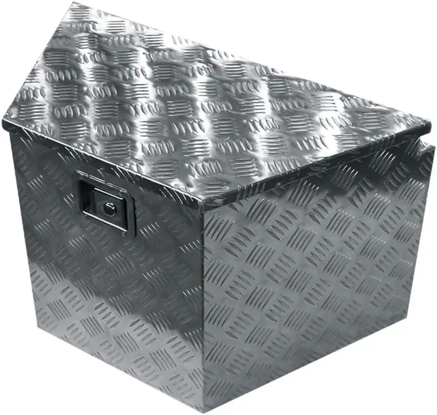 29″ Trapezoid Aluminum Truck Underbody Bed Tool Box - RV Generator Box