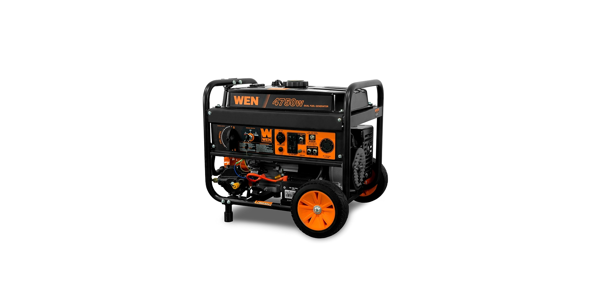 WEN DF475T 4,750-Watt Dual Fuel Portable Generator product photo