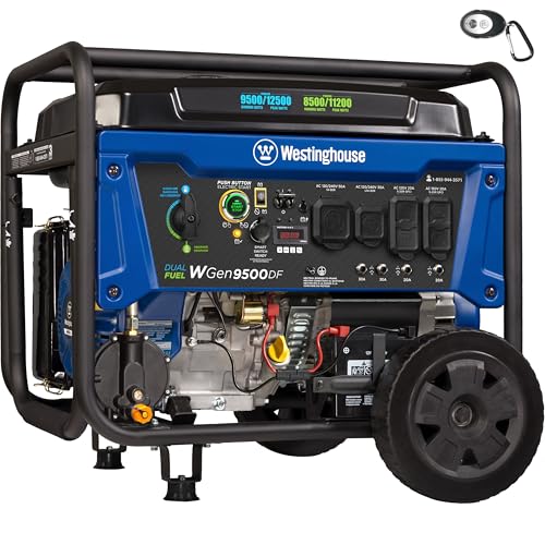 Westinghouse WGen9500DF Dual-Fuel Portable Generator product photo