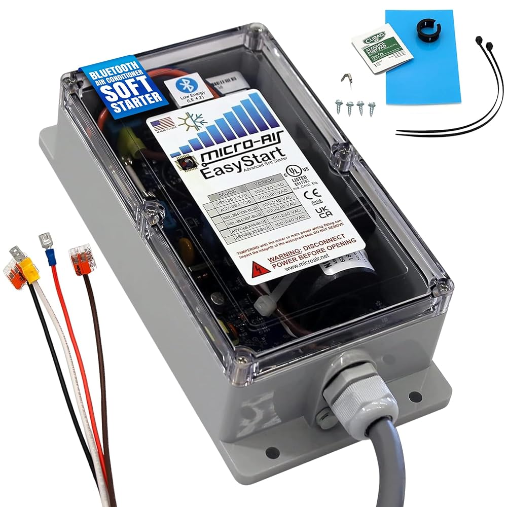MicroAir EasyStart 368 Advanced Soft Start Kit (ASY-368-X72-BLUE) product photo