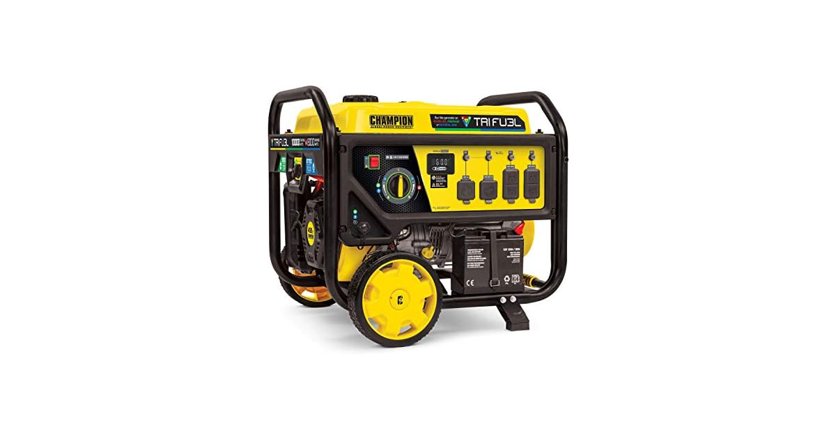 Champion 100416 10,000-Watt Tri-Fuel Generator product photo