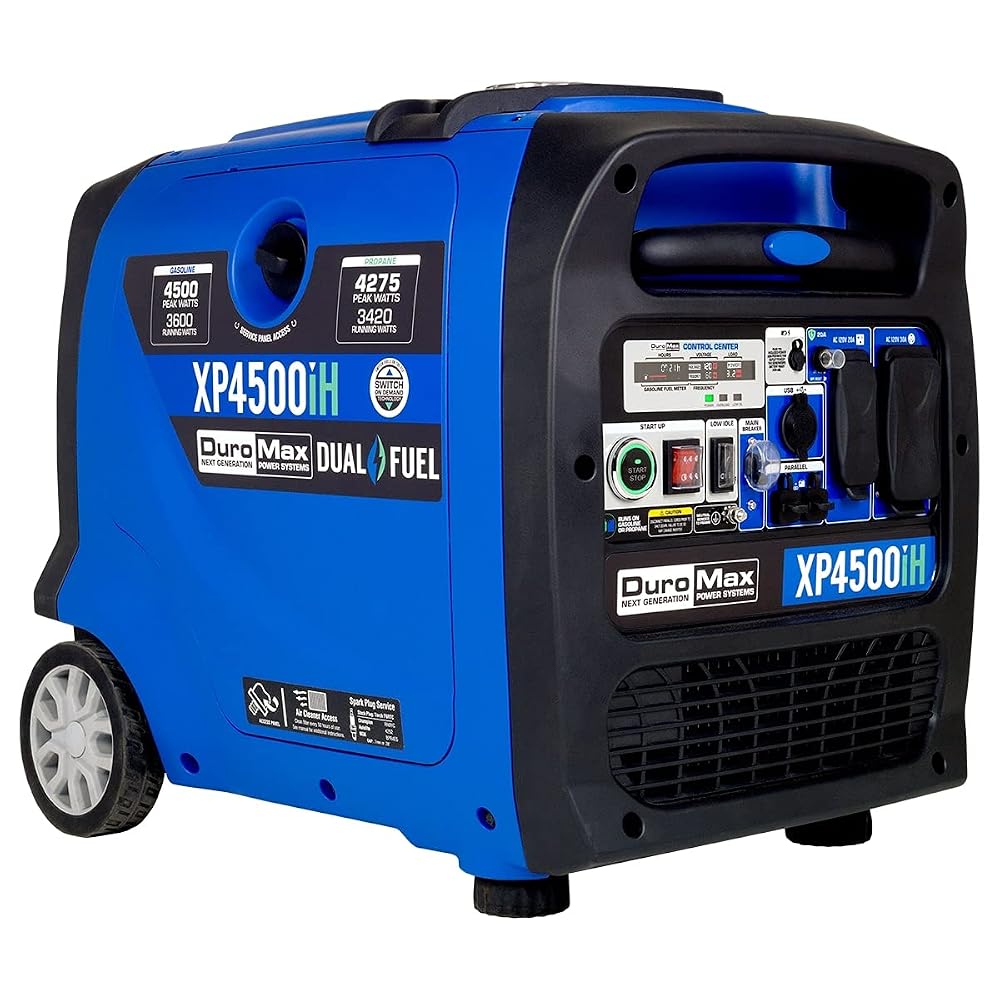 DuroMax XP4500iH Dual-Fuel Inverter Generator product photo