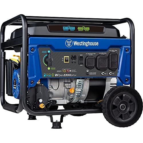 Westinghouse 6600W Dual-Fuel Portable Generator product photo