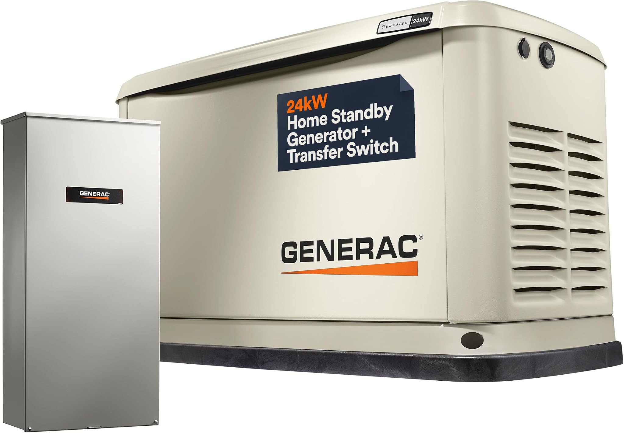 Generac Guardian 24kW Standby Generator (Model 72101, with 200A Transfer Switch) product photo
