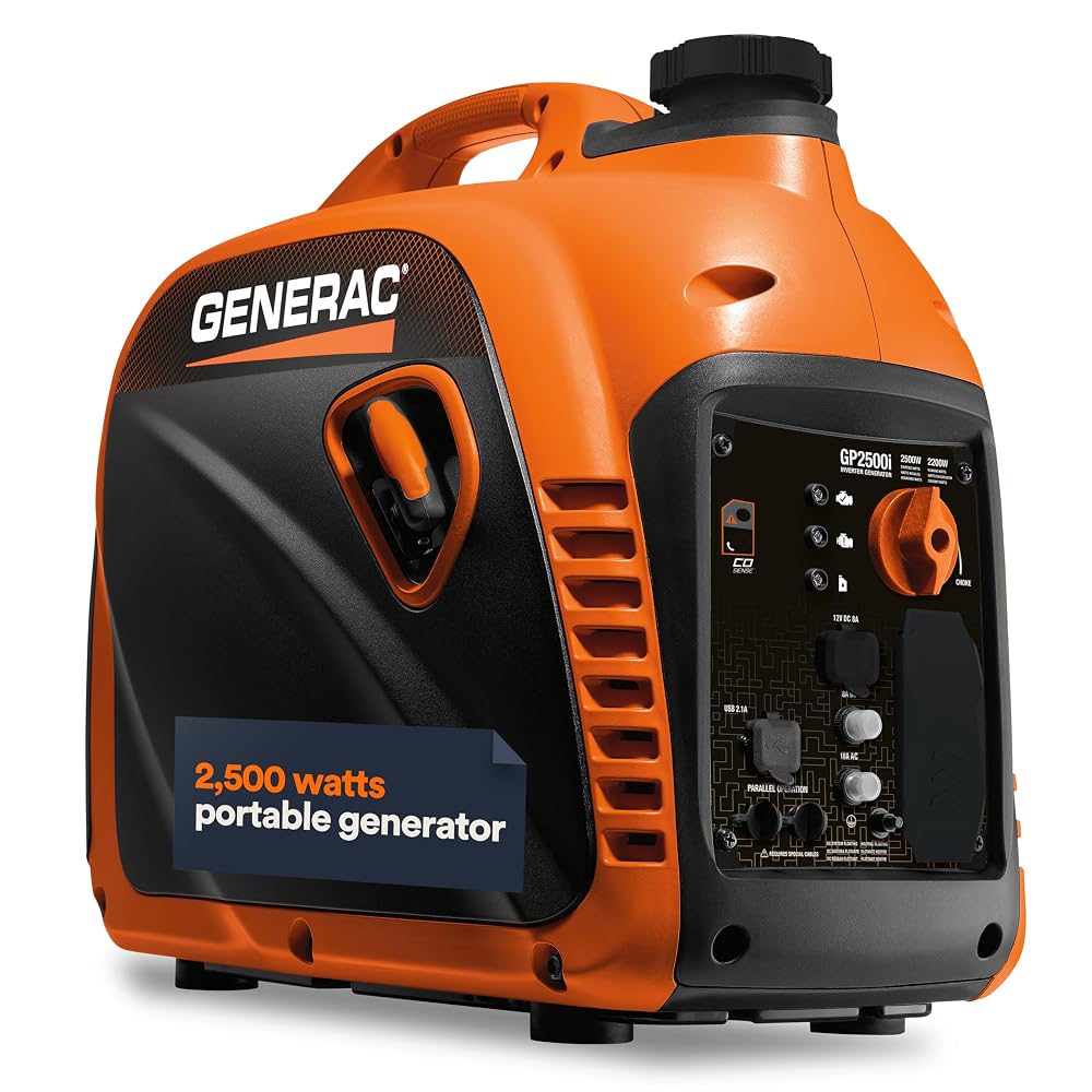 Generac GP2500i Inverter Generator (Model 8251, COsense) product photo