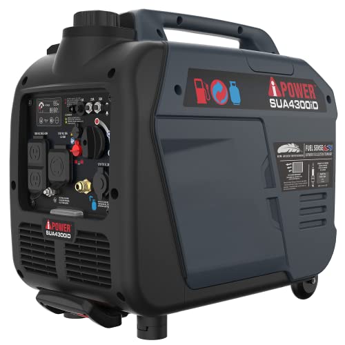 A-iPower SUA4300iD Dual-Fuel Inverter Generator product photo