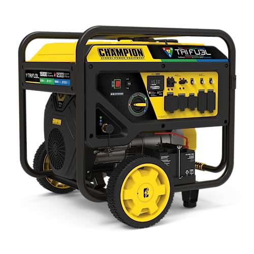 Champion 15,000-Watt Tri-Fuel Generator with CO Shield product photo