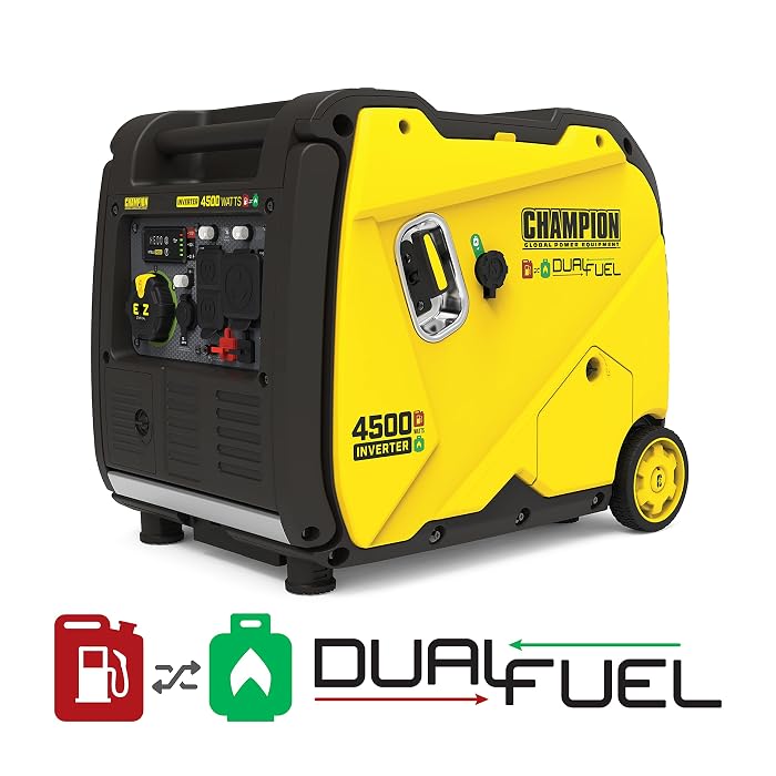 Champion 201319 4,500-Watt Dual Fuel Inverter Generator product photo