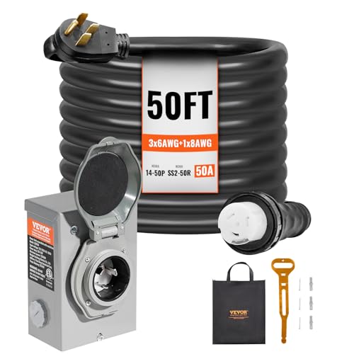 VEVOR 50 Amp Generator Extension Cord (50FT) product photo