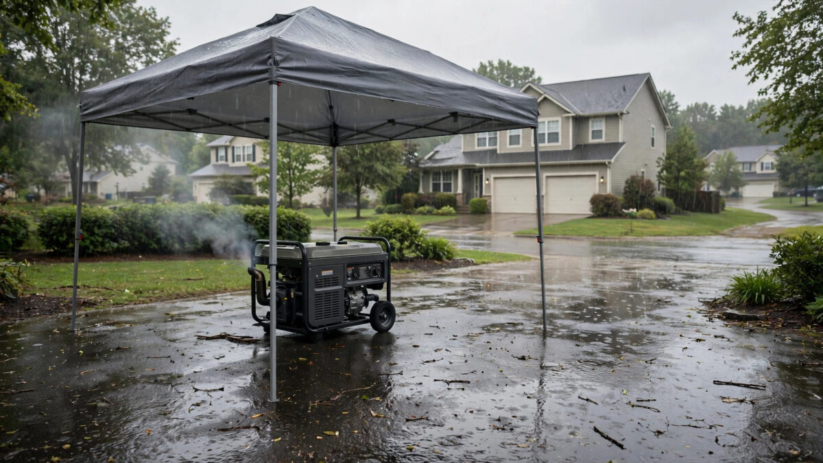 Can You Run a Generator in the Rain? What Is Safe & What Is Not