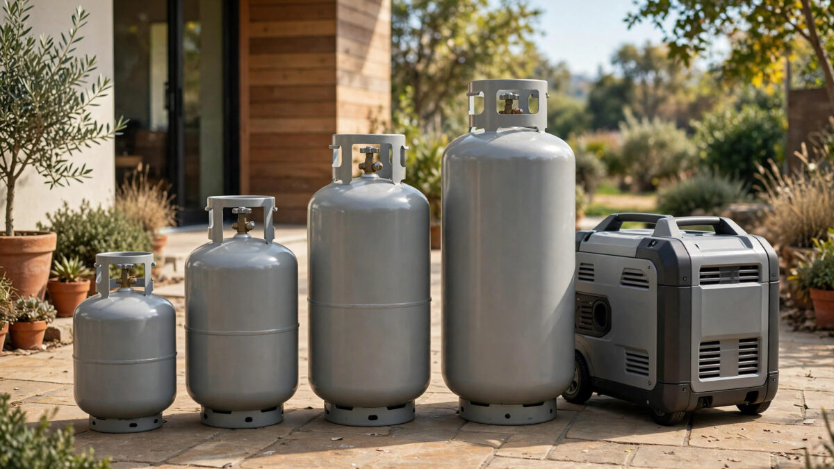 How Much Propane Does a Generator Use? Runtime by Tank Size