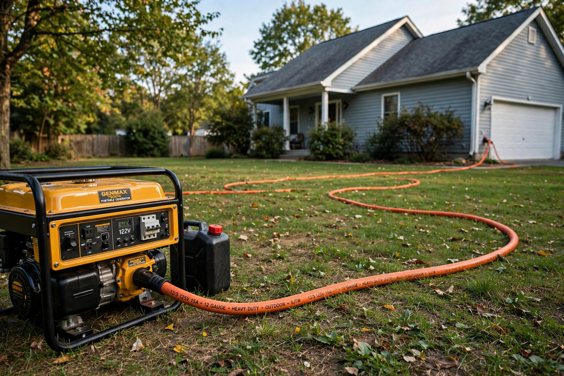 How Far Should a Generator Be From Your House? — photo
