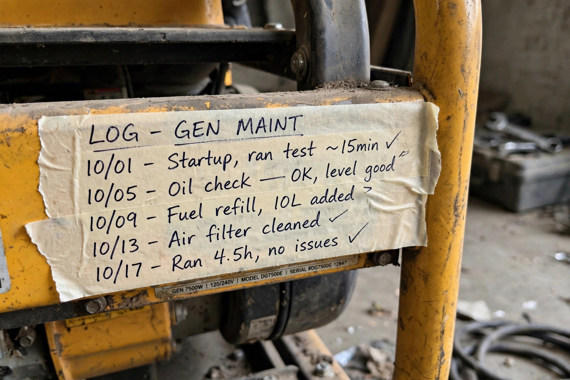 How Often Should You Run Your Generator? Exercise Schedule Explained — photo